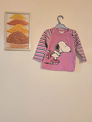Pull snoopy H&M rose Taille 9 mois