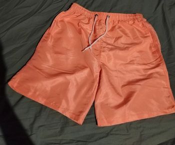 Short de bain orange fluo XL