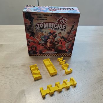 Insert / Rangement Jaune Zombicide 2ᵉ Édition – Jeu non inclus
