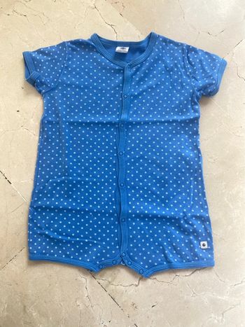 Combinaison short manches courtes petit bateau 24 mois