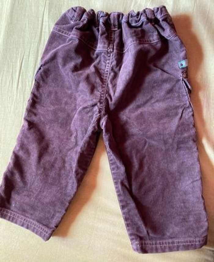 Pantalon velours 18 mois sergent major - photo numéro 2