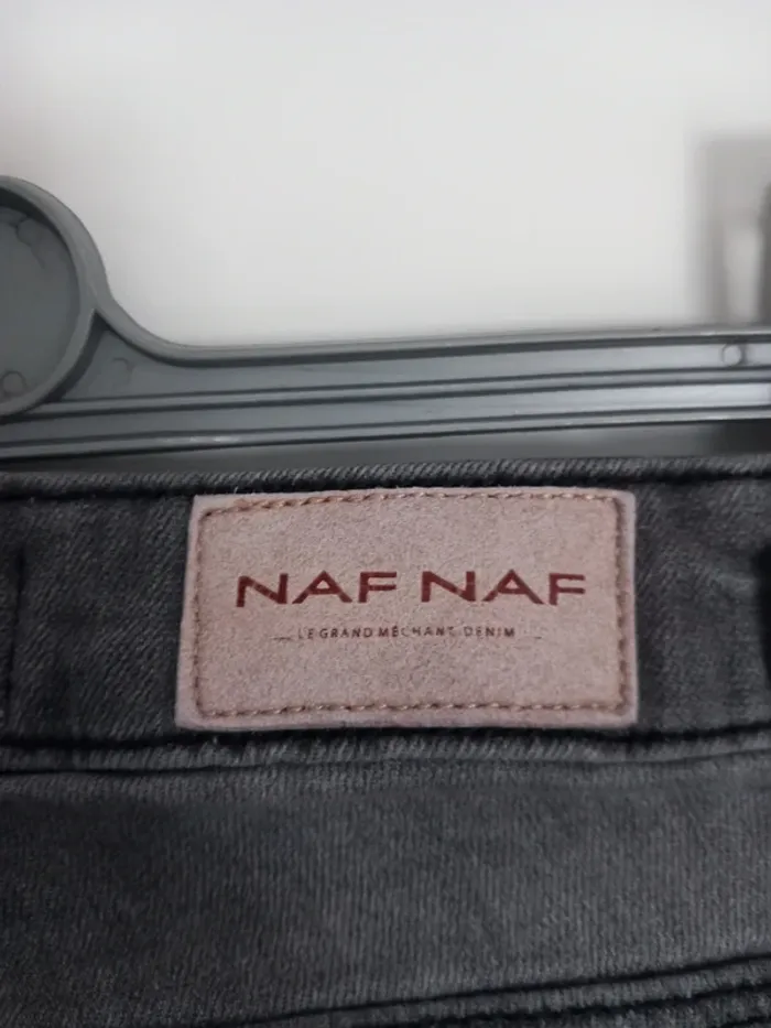 Jean Naf Naf gris et noir - photo numéro 3