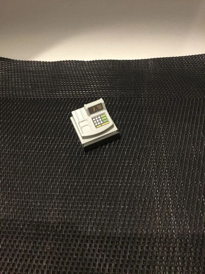 Playmobil caisse enregistreuse tiroirs-caisses grise magasin boutique commerce pièces détachées