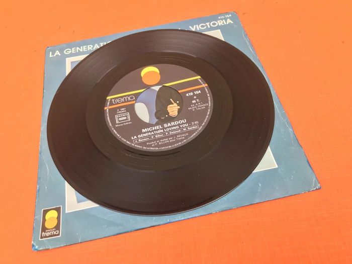 Vinyle 45 tours Michel Sardou La génération loving you (1981) trema 410154 - photo numéro 5
