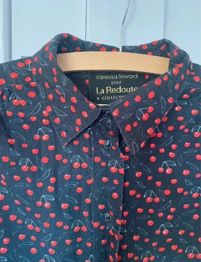 Chemise cerises Vanessa Seward pour la redoute - photo numéro 3