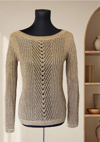 NEUF Pull doré Liu Jo taille XS