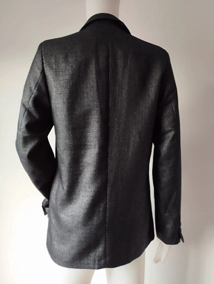 Blazer Reiko noir et argenté taille s - photo numéro 5