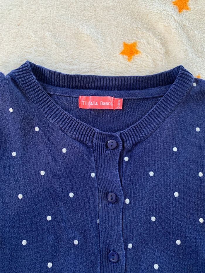 Gilet Tissaia Bleu Marine 6 Ans - photo numéro 3