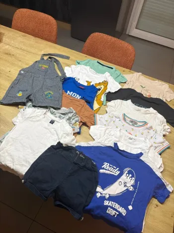 Lot de t shirt manches courtes garçon 3 ans