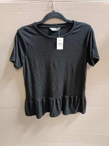 Top péplum noir Nutmeg taille M