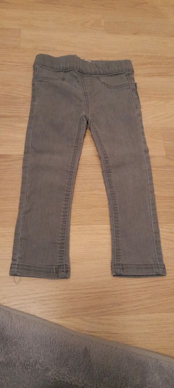 Pantalon gris 3 ans charlie et prune