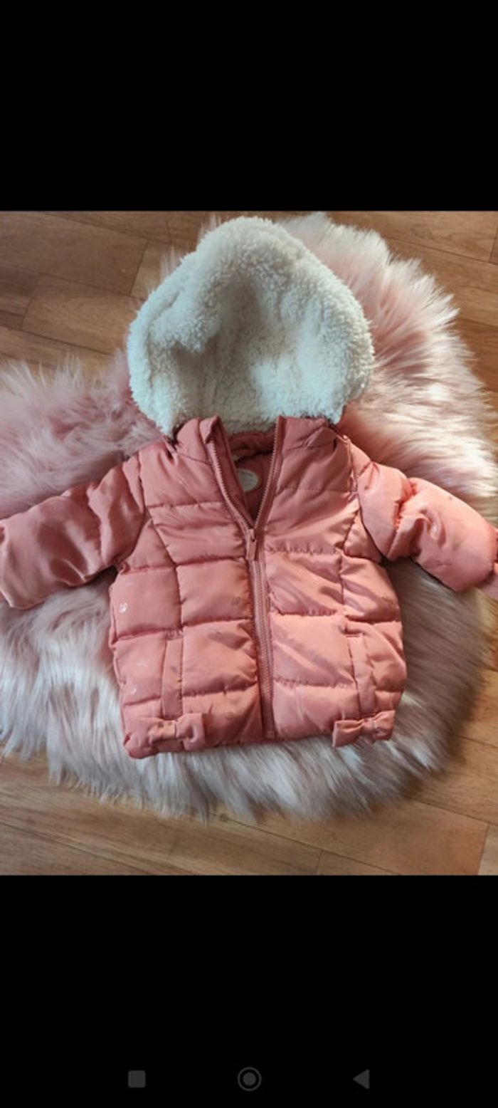 Doudoune bébé fille 3 mois - photo numéro 3