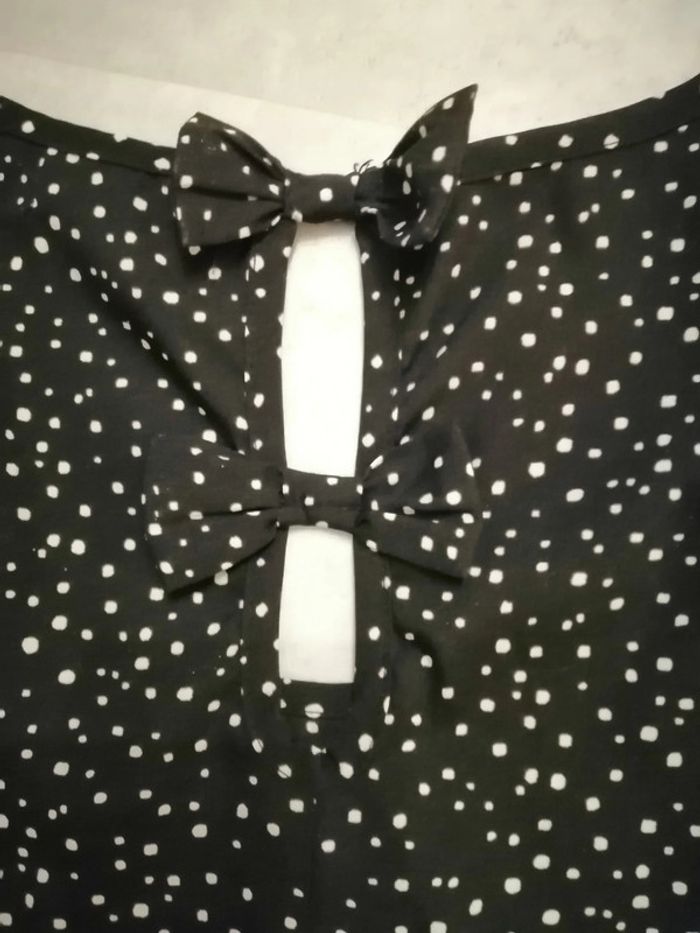 Top noir et blanc Taille unique Mim - photo numéro 2