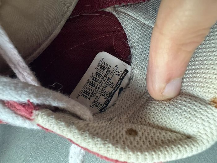 Nike blazer daim rouge taille 45 - photo numéro 7