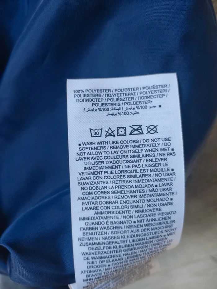 Doudoune / veste matelassée sans manches bleu marine avec poches taille S Nike neuve - photo numéro 9