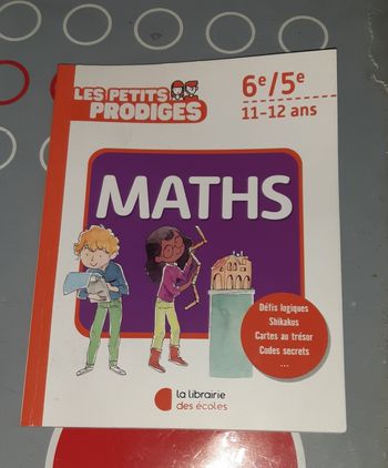 Livre les petits prodiges maths 6e/5e