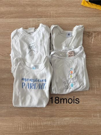 Bodies manche longue 18 mois