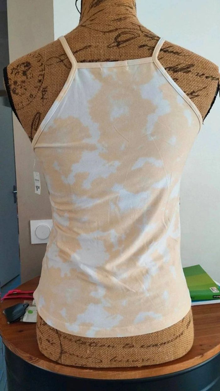 Débardeur ardene jaune et blanc taille l - photo numéro 9
