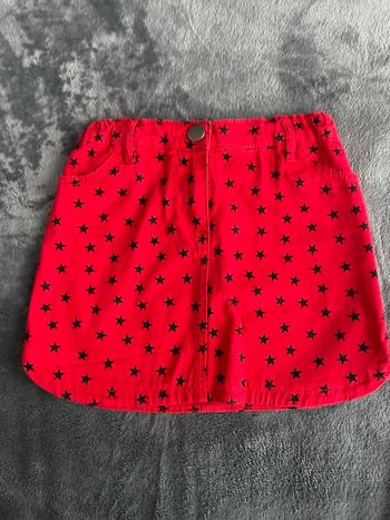 Minijupe étoiles noires fillette 5 ans 