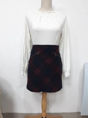 Jupe à carreaux Camaïeu T34