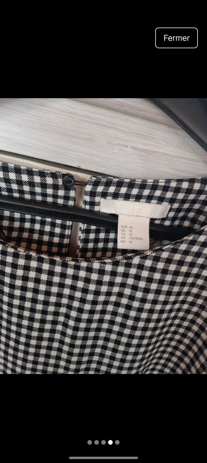 Robe vichy h et m t44 - photo numéro 4
