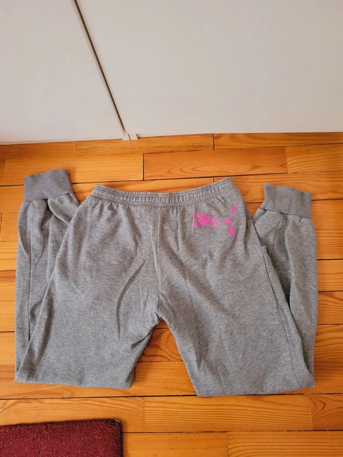 Jogging tenue de sport legging gris rose Puma taille S 36 - photo numéro 5