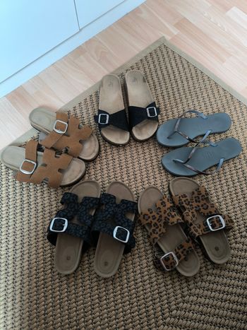 Lot de 5 paires de sandales dont Havaianas 