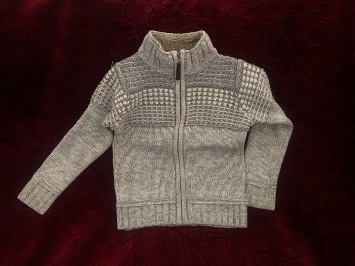 Gilet zippé laine, col fourrure  3 ans Tissaia - photo numéro 2