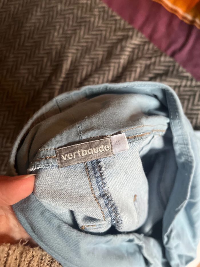 Jeans grossesse vertbaudet t 42 - photo numéro 4