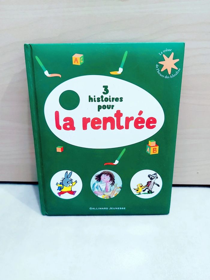 📚 Livre : 3 histoires pour la rentrée