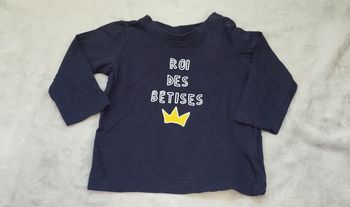T-shirt ML garçon 9 mois tissaia 