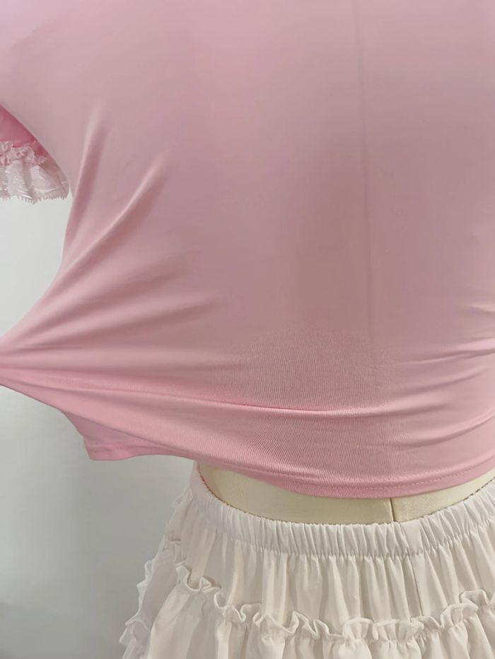 T-shirt Cute Kawaii style Sanrio Melody Lolita Barbie - photo numéro 9