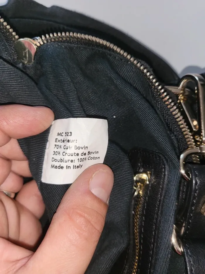 Sac en cuir minelli - photo numéro 3