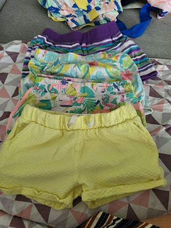 Lot short fille 5 ans