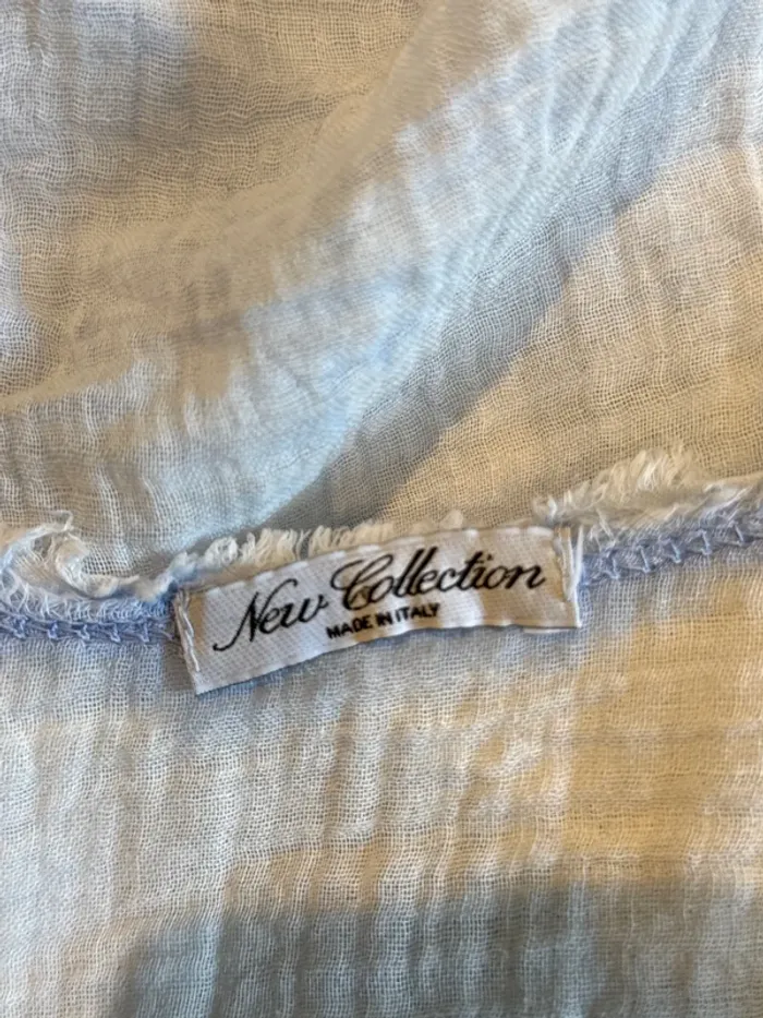 Débardeur en gaze de coton avec inscription vintage - photo numéro 4