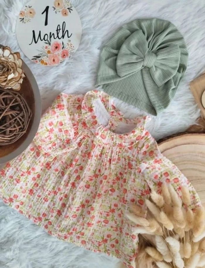 Ensemble complet 5 pièces sergent major fille 1 mois 🎀 - photo numéro 7