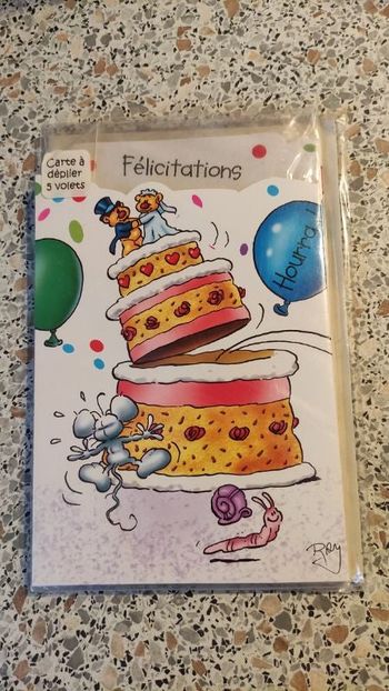 Carte félicitations mariage