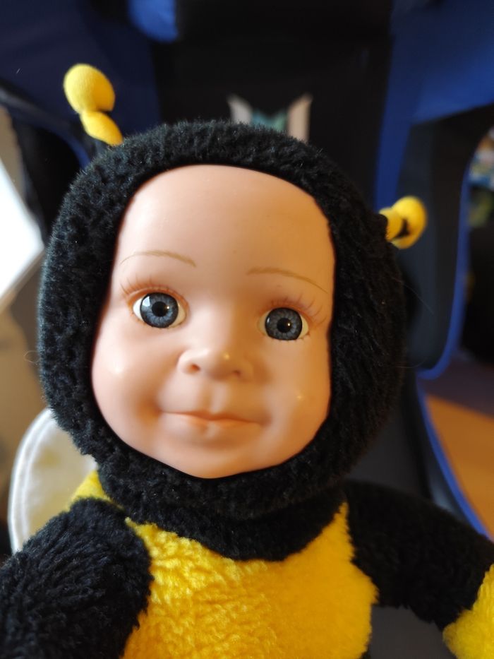 Peluche bébé abeille guepe - photo numéro 3