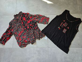 Débardeur et chemise femme taille L