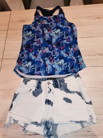 Ensemble 12/13 ans short et débardeur