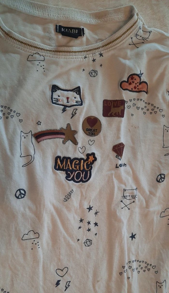 T-shirt 4 ans mixte - photo numéro 3