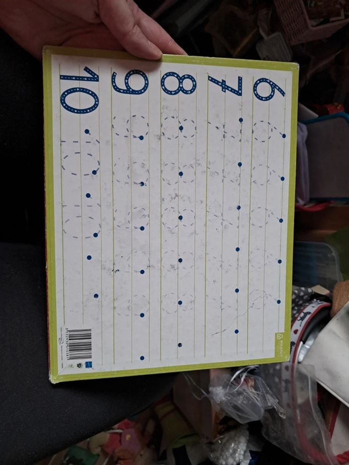 Lot de 2 ardoises apprentissage ecriture - photo numéro 2