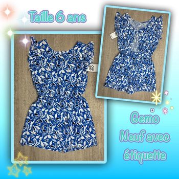 Combishort taille 6 ans - neuf