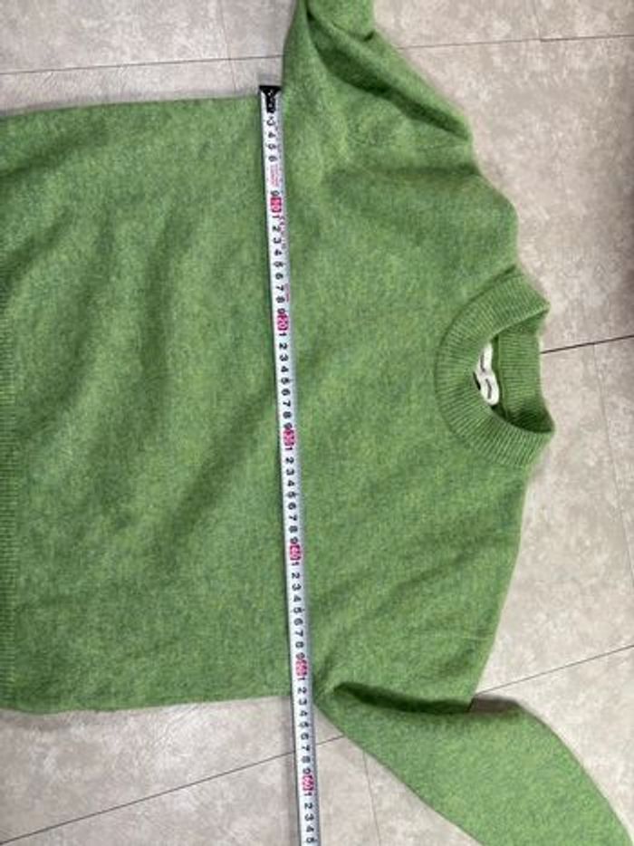 sweat/pull col rond à manches longues Samsøe Samsøe vert S laine - photo numéro 6