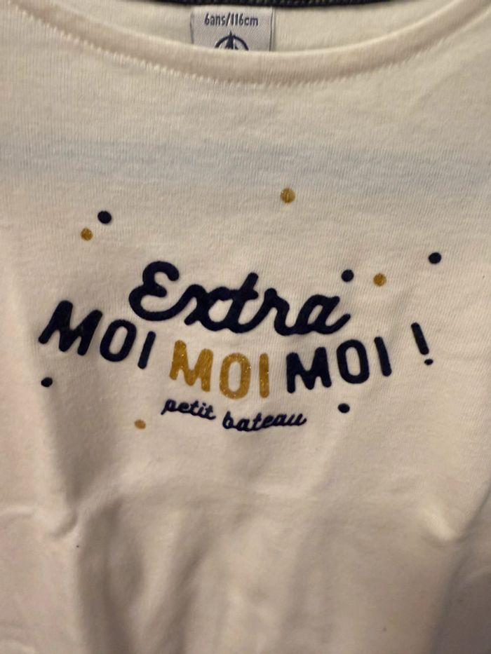 T-shirt petit bateau 6 ans - photo numéro 3