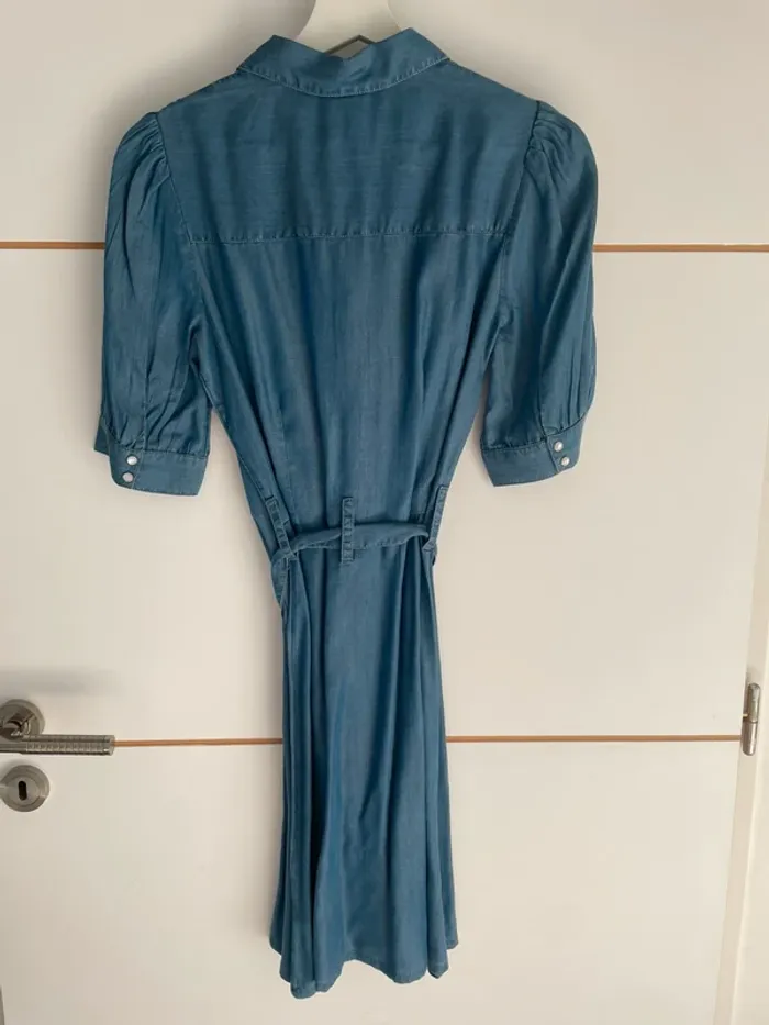 Robe bleue jean XS Etam - photo numéro 4