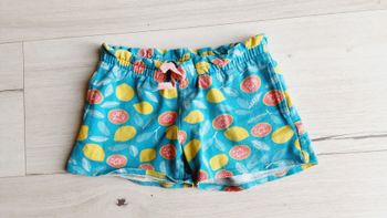 Vêtement fille short citron Orchestra 3 ans