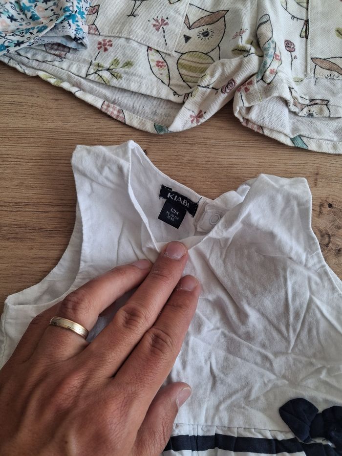 Lot robes et combinaisons 12 mois Verbaudet etc - photo numéro 2