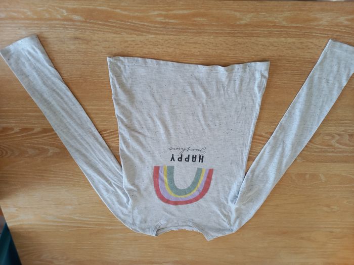 Lot 7 t-shirts manches longues fille 12 ans - Très bon état - photo numéro 2