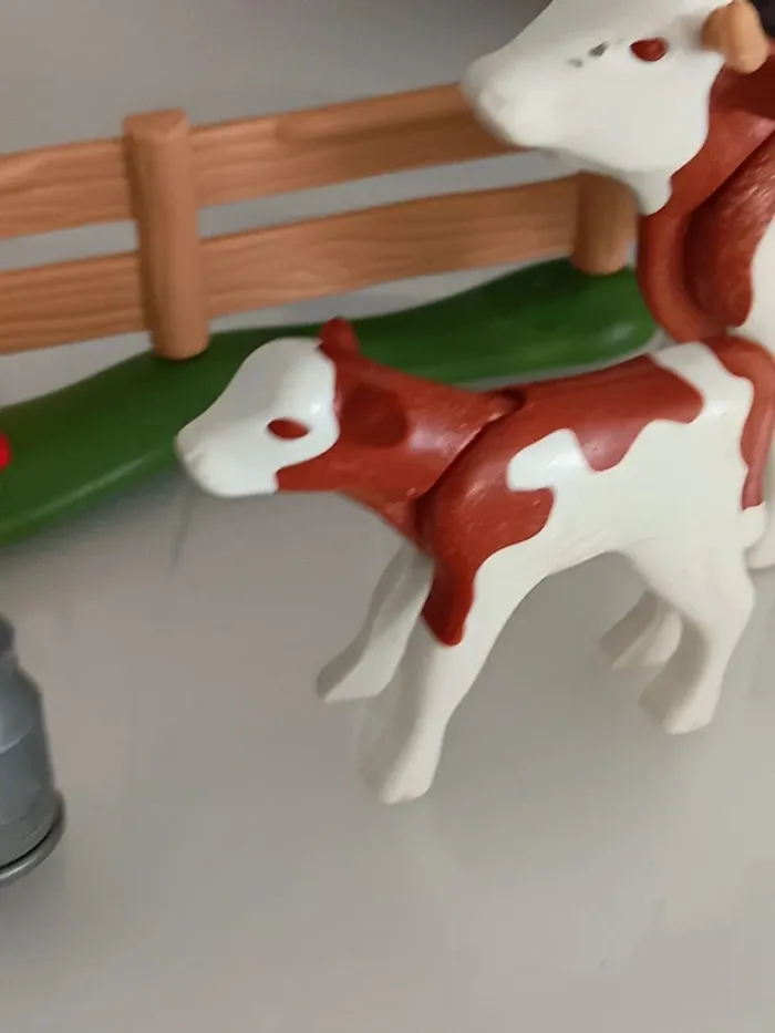 Vache avec fermière playmobil - photo numéro 7